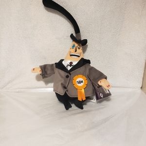 Disney Parks Nightmare Before Christmas Mayor Plush Doll Toy (Head Turns)